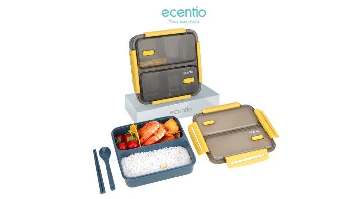ecentio 1100ml 3 Grid Lunch Box