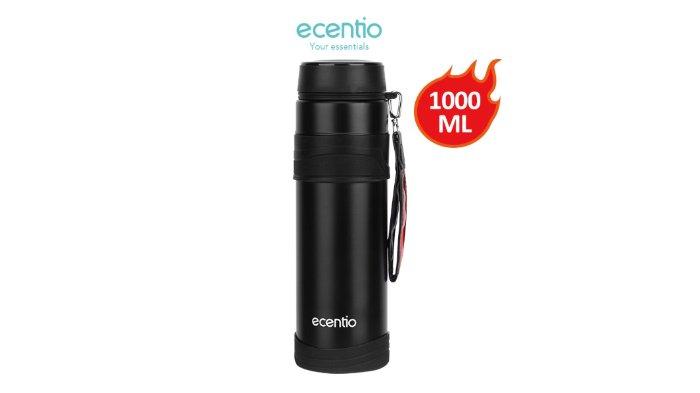 ecentio Travel Cup Thermos Bottle 1 liter dengan kapasitas besar dan praktis dibawa