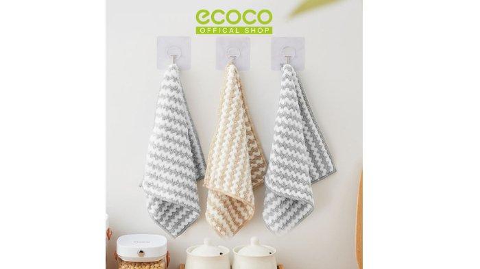 ECOCO Household Cleaning Wipes dengan bahan katun berdaya serap tinggi.