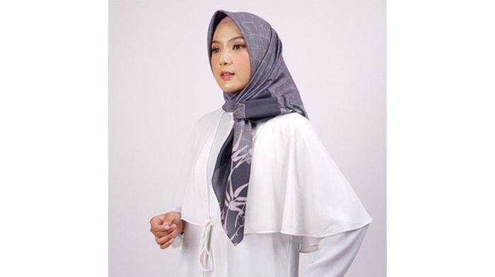  Elzatta Hijab Jilbab Segi Empat Scarf Polycotton Polos Obelia Samida