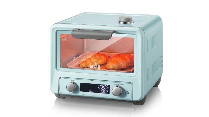 EMILY Electric Mini Steam Oven 15L solusi memanggang praktis dan andal di dapur mungil.
