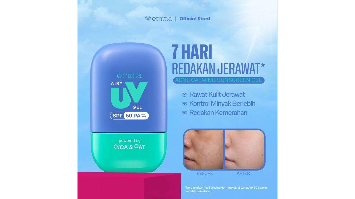 emina Airy UV Gel Sunscreen SPF 50 PA++++