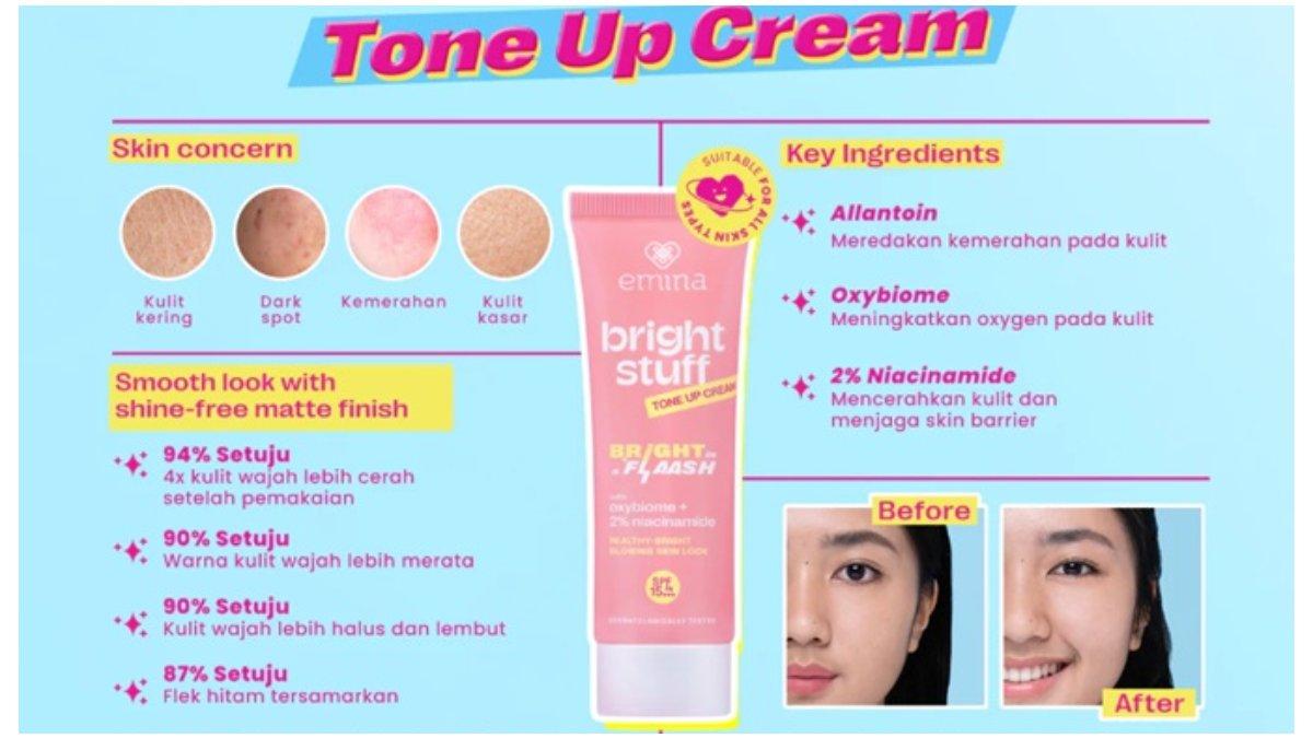 emina Bright Stuff Tone Up Instant Brightening Cream