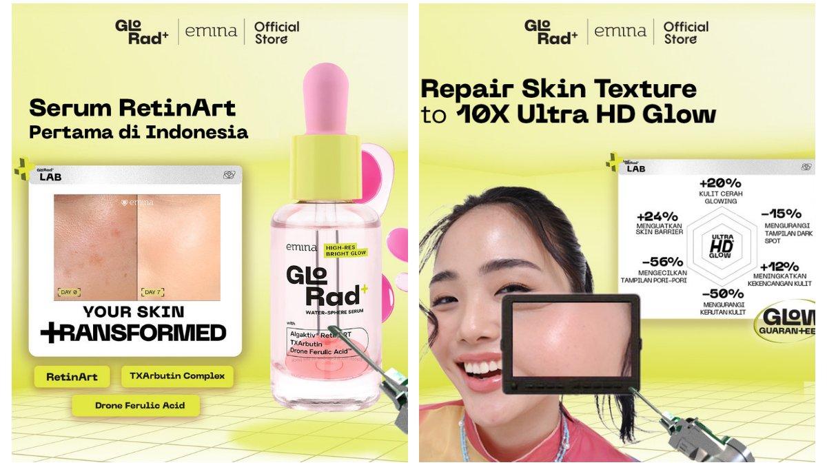 emina GloRad+ High-Res Bright Glow Water-Sphere Serum