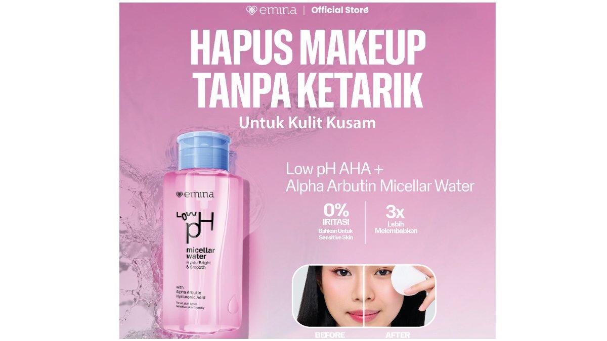 emina HyaluBright & Smooth Low pH Micellar Water