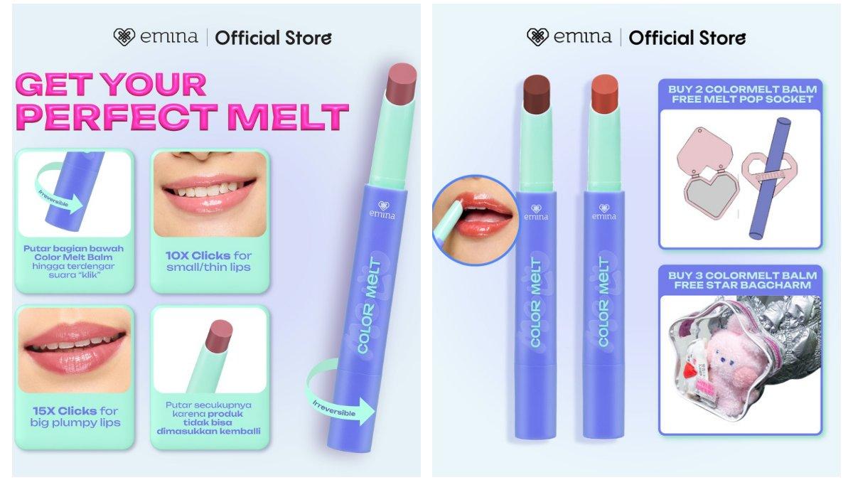 emina Hyalupeptide Color Melt Balm