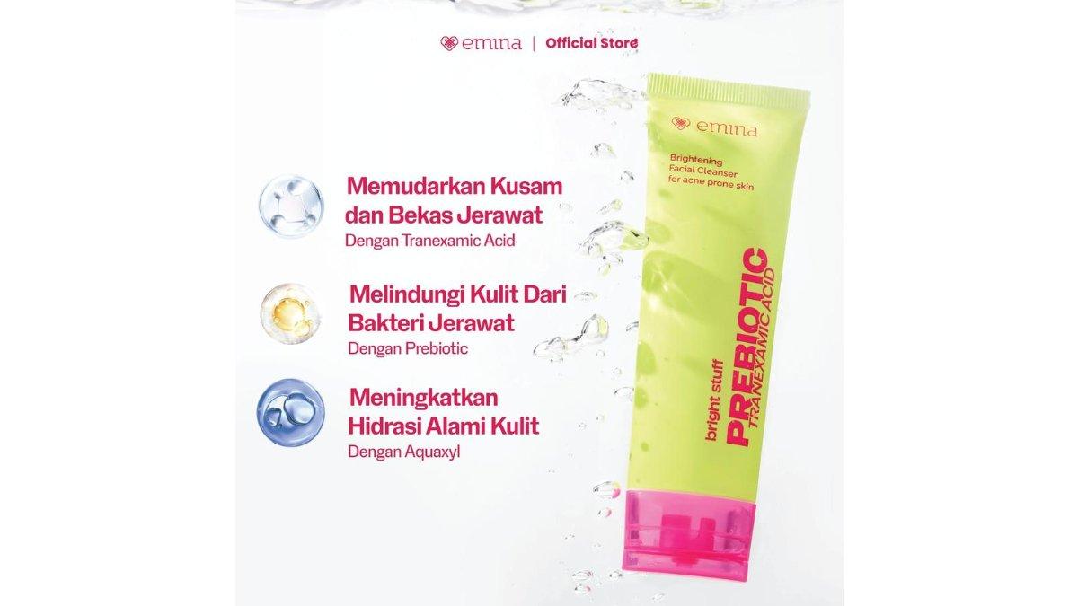 emina Prebiotic Tranexamic Acid Brightening Face Wash