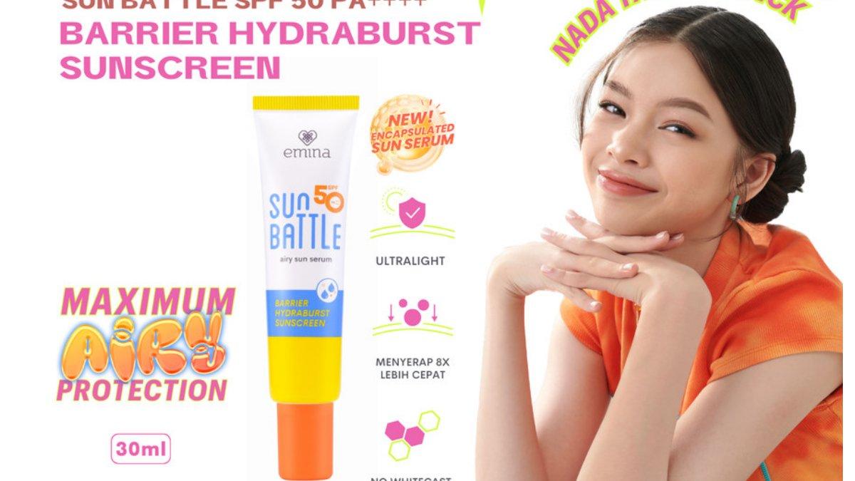 emina Sun Battle Spf 50 Pa++++ Barrier Hydraburst Sunscreen