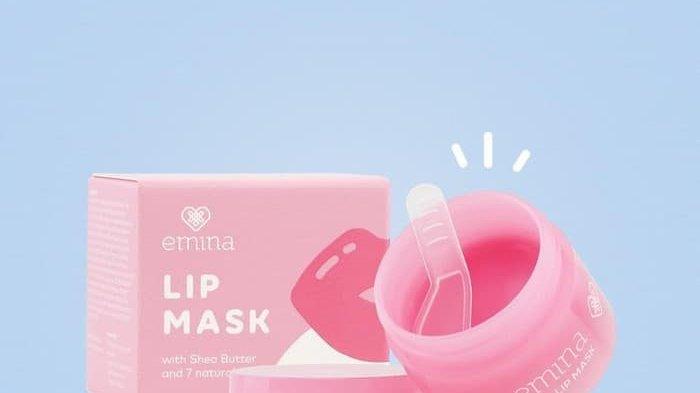 Emina Lip Mask 9g - Masker Perawatan Bibir Lembab with High-Moisture Tech