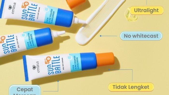 emina Sun Battle SPF 50 Pa++++ Cica Acne Fighter Sunscreen