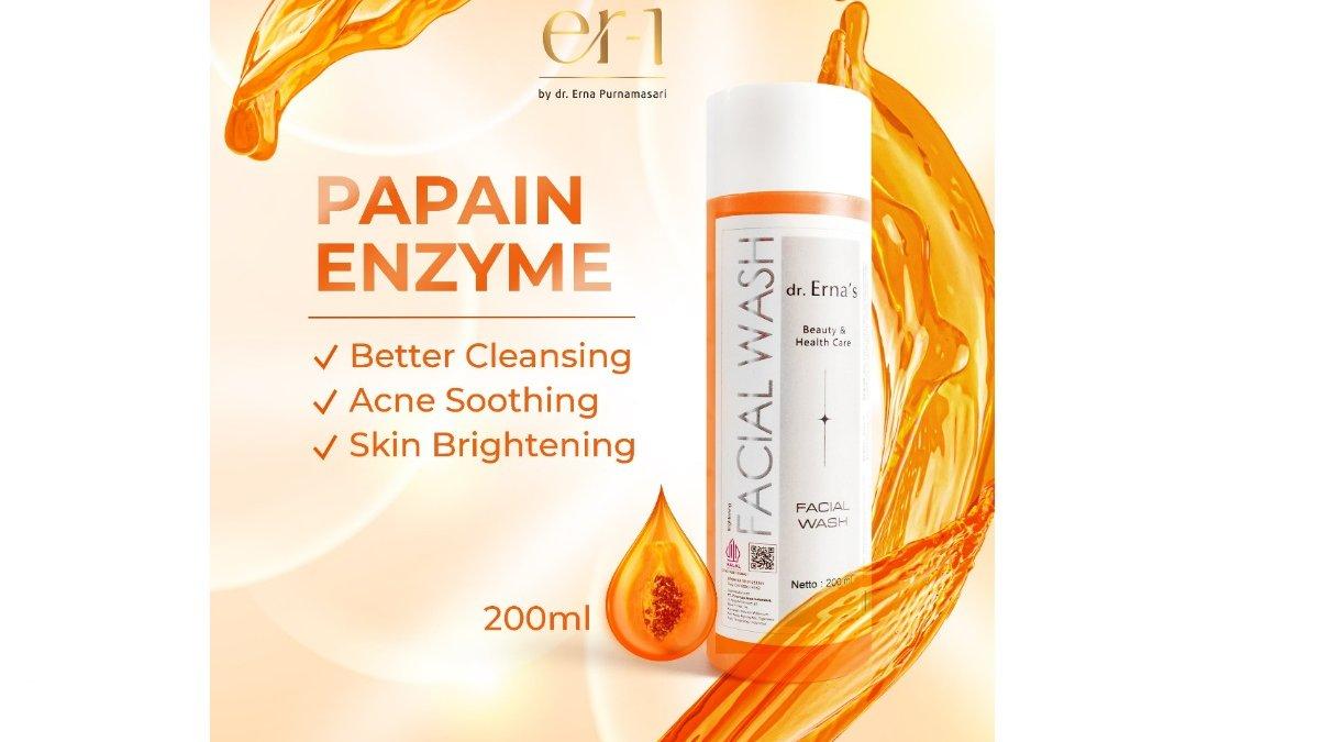 er-1 by dr. Erna Papain Enzyme Facial Wash and Cleanser
