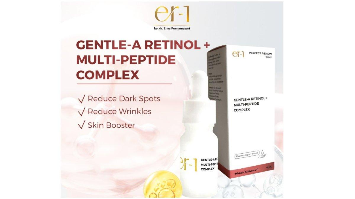 er-1 by dr. Erna Perfect Renew Retinol Serum with Multi-peptide Complex + Probiotics 