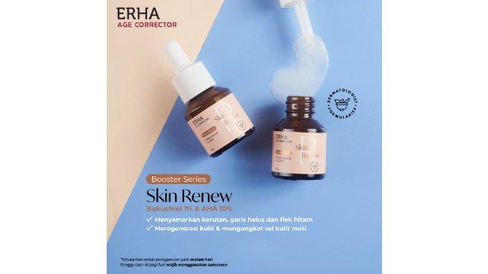 Erha Age Corrector 1 Persen Bakuchiol & 10 Persen AHA Skin Renew Booster 15 ml.