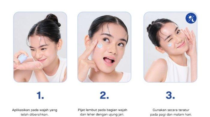 everpure Calm-omild Barrier Moisturizer Gel punya tektur gel yang lembut dan mudah dibaurkan ke kulit.