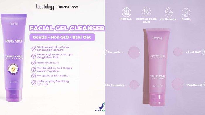 Facetology Triple Care Facial Gel Cleanser 100 ml.