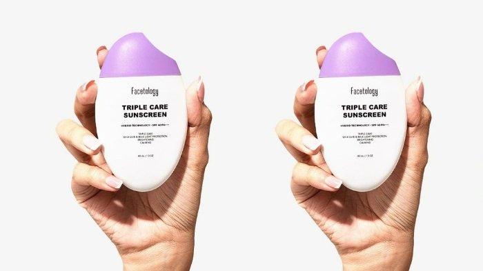 Facetology Triple Care Sunscreen cocok jadi andalan melindungi kulit dari bahaya UV.