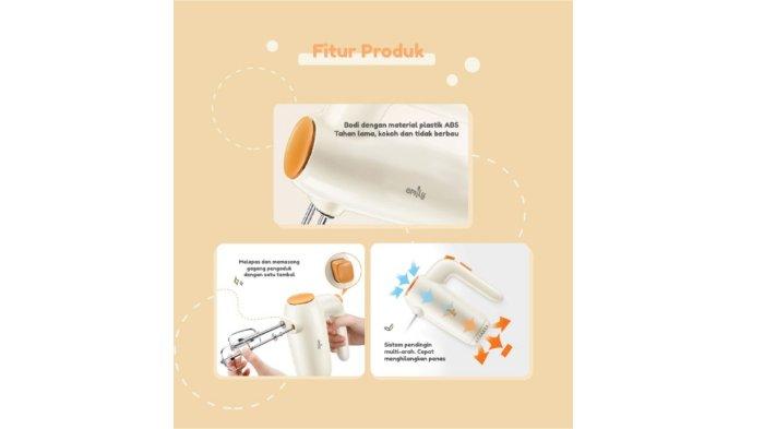 Fitur EMILY Hand Mixer EHM-92001 untuk mendukung performa andalnya.