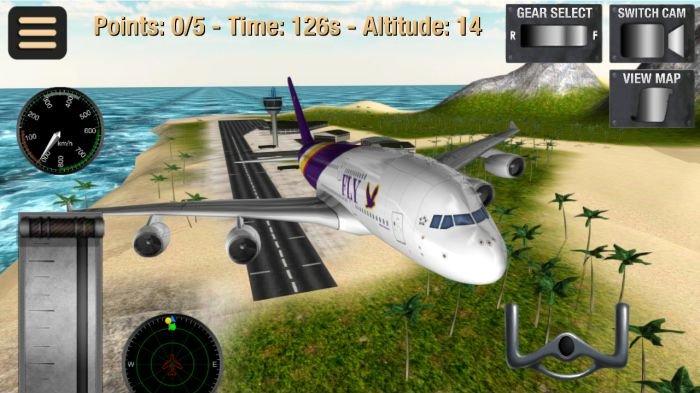 Game Flight Simulator: Fly Plane 3D