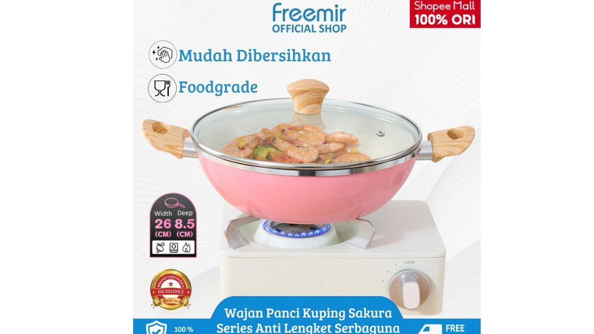 freemir Wajan Panci Jumbo Beige Series 26cm