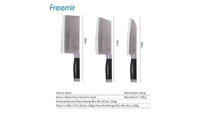 freemir Set Pisau Daging 3 pcs