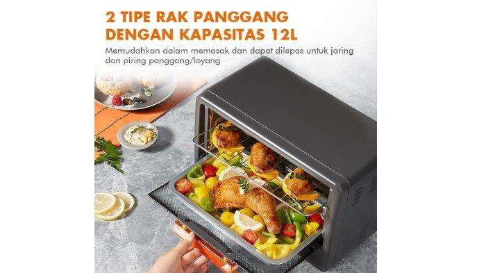 Gaabor Oven Listrik GT-M12A solusi memanggang andal dengan desain mewah.