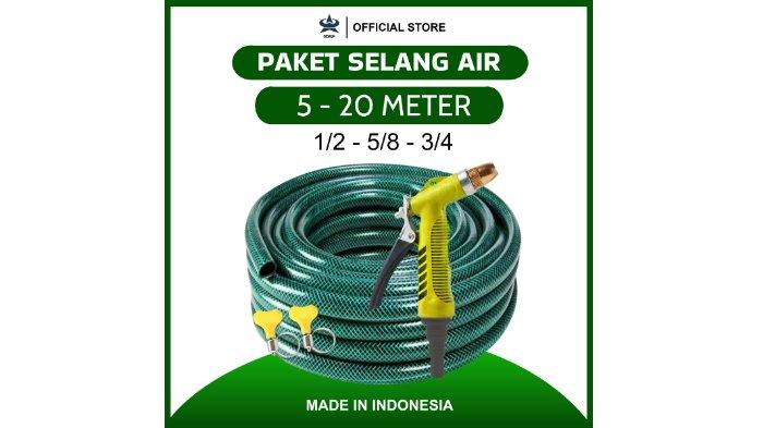 GEMUK Paket Semprotan Air Dan Selang Air 1/2 5/8 3/4.