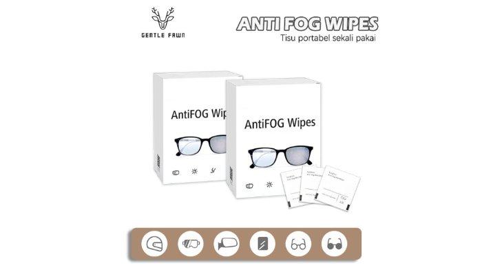 Gentle Fawn Cleaner Wipes Anti Fog Tisu Pembersih Lensa Kacamata