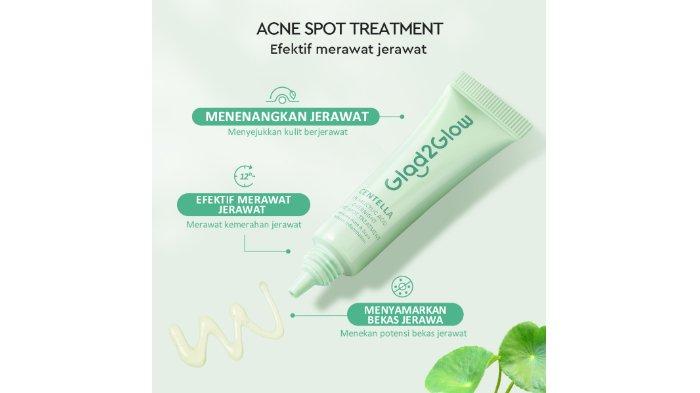 Glad2Glow 2 Persen Salicylic Acid Overnight Acne Spot Cream Treatment