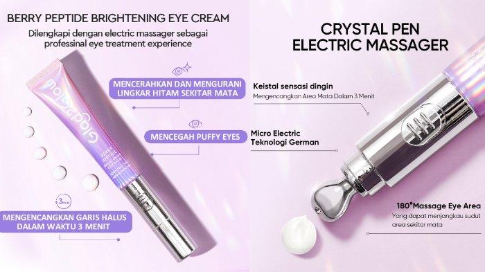 Glad2Glow Berry Eye Cream Brightening Eye Serum.