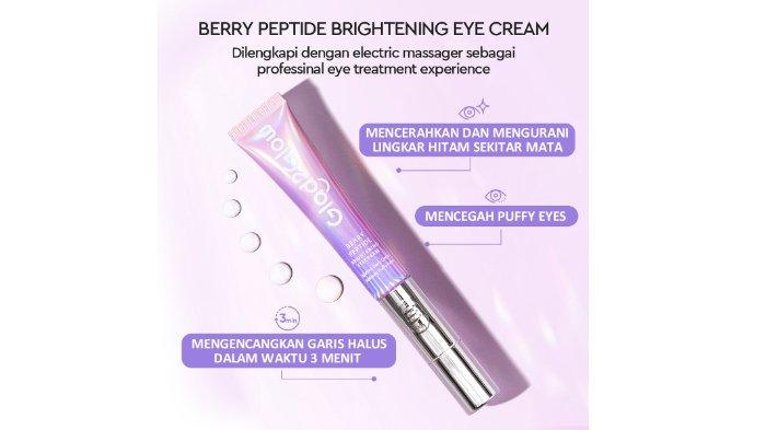 Glad2Glow Berry Eye Cream Brightening Eye Serum 15 gram.