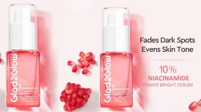 Glad2Glow Pomegranate 10 persen Niacinamide Power Bright Serum