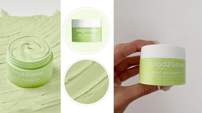 Glad2Glow Real Mugwort Salicylic Acid Acne Control Clay Mask