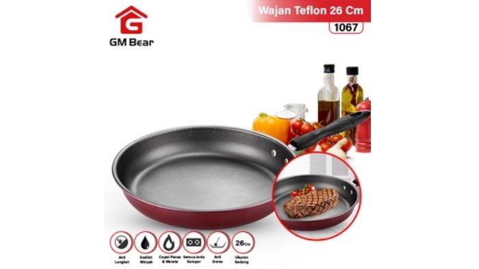 GM Bear Teflon Fry Pan beragam ukuran.