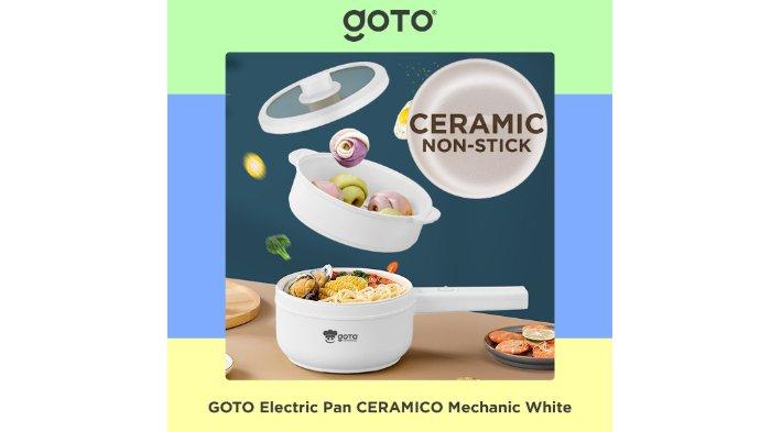 GOTO Ceramico Panci Listrik Fry Pan