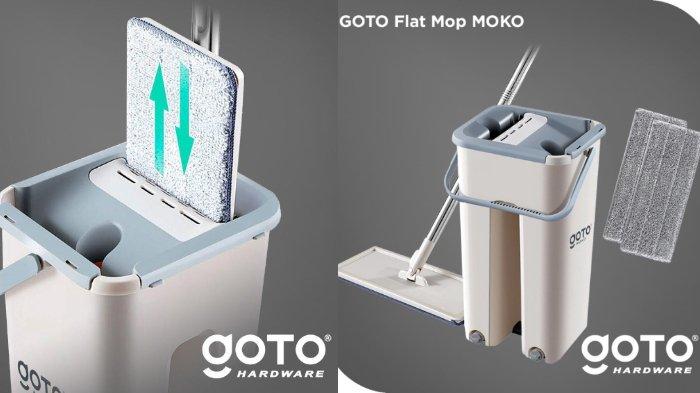 GOTO Moko Alat Pel Magic Mop Flat with Bucket