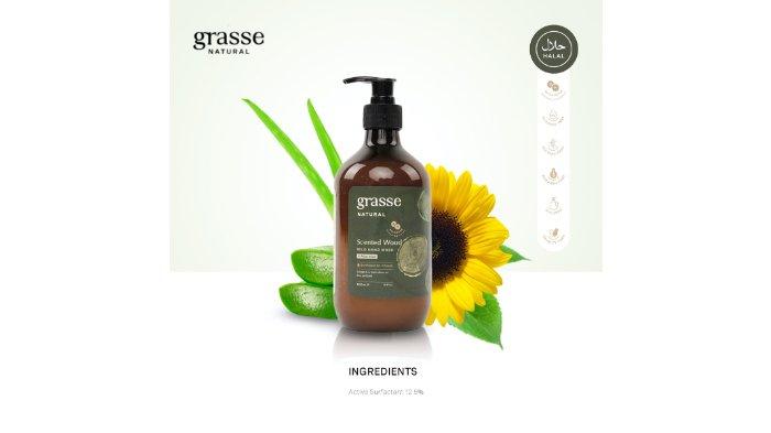 Grasse Natural Scented Wood Mild Sunflower Oil Infused