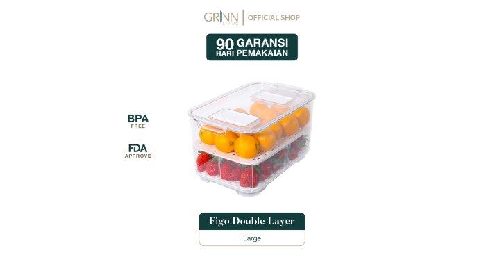 GRINN LIVING Figo Fridge Organizer
