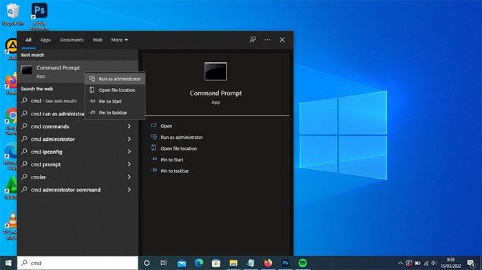 Gunakan Command Prompt