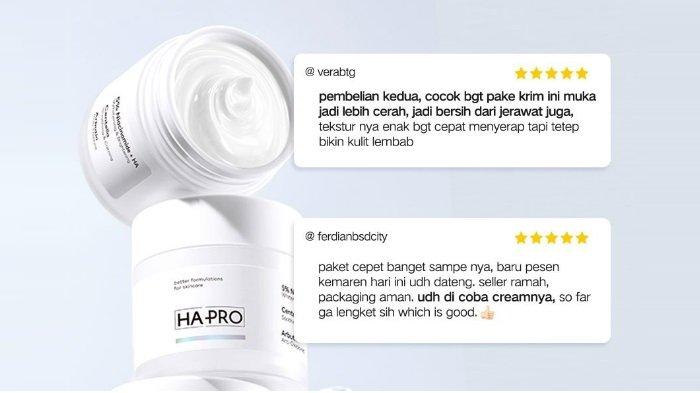 HA PRO-5 persen Niacinamide + Alpha Arbutin+ Hyaluronic Acid Whitening Cream
