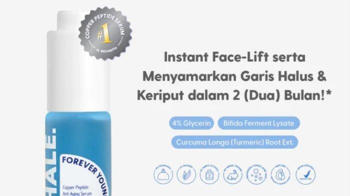 HALE Forever Young Copper Peptide Anti Aging Serum