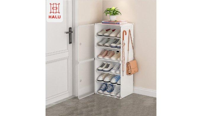 HALU Kotak Sepatu Portable HRS102 dengan desain ringkas dan kokoh
