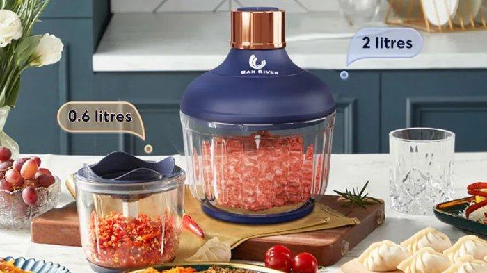 HAN RIVER Chopper 2.5L HRJRJ05 untuk kemudahan mengolah beragam bahan makanan.