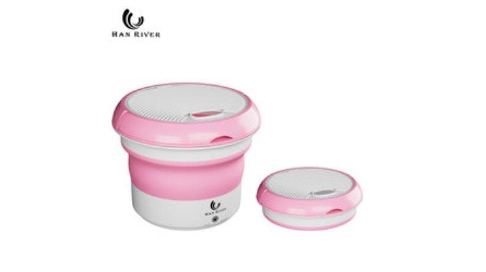 HAN RIVER HRXYJ01 Mesin Cuci Portable bisa dilipat sehingga praktis dibawa ke mana saja.