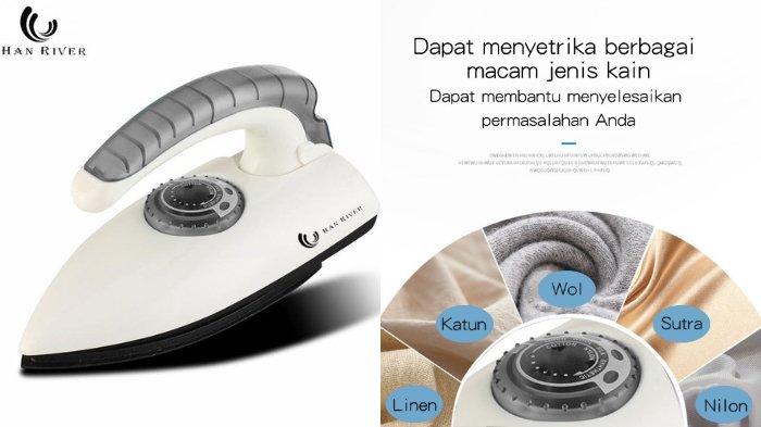 HAN RIVER Setrika Mini HRYD01 punya desain yang ringkas dan ringan, namun handal untuk haluskan berbagai bahan pakaian berkat fitur memudahkan.