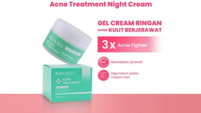 HANASUI Acne Treatment Night Cream