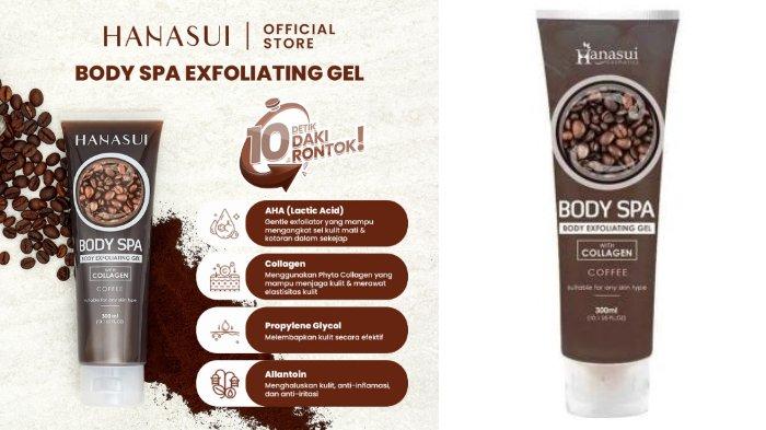 HANASUI Body Spa Exfoliating Gel Coffee