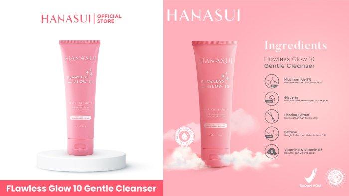 HANASUI Flawless Glow 10 Gentle Cleanser 60 gram.