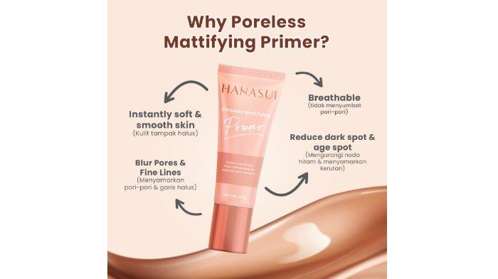 HANASUI Poreless Mattifying Primer 20 gram.