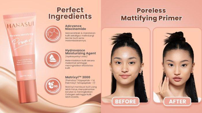 HANASUI Poreless Mattifying Primer 20 gram.