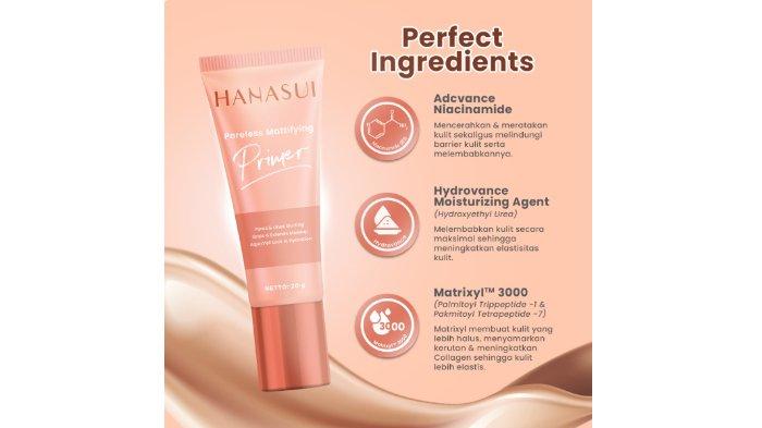 HANASUI Poreless Mattifying Primer 20 gram.